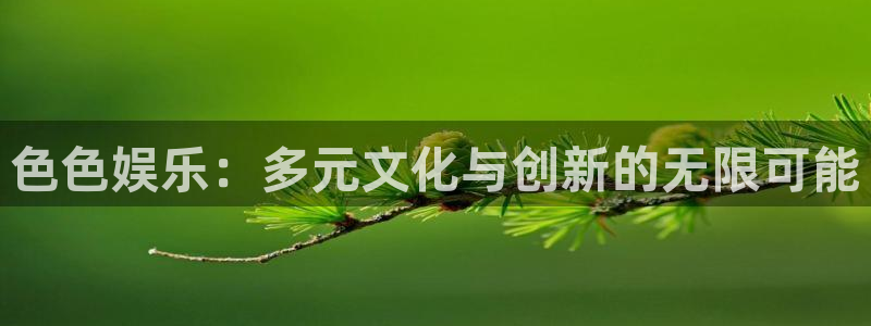 2元网河南二十二选五：色色娱乐：多元文化与创新的无限可能